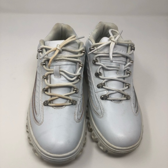LUGZ White 90s Y2K Dot Com Platform Sneakers Size 8.5 - Picture 5 of 10